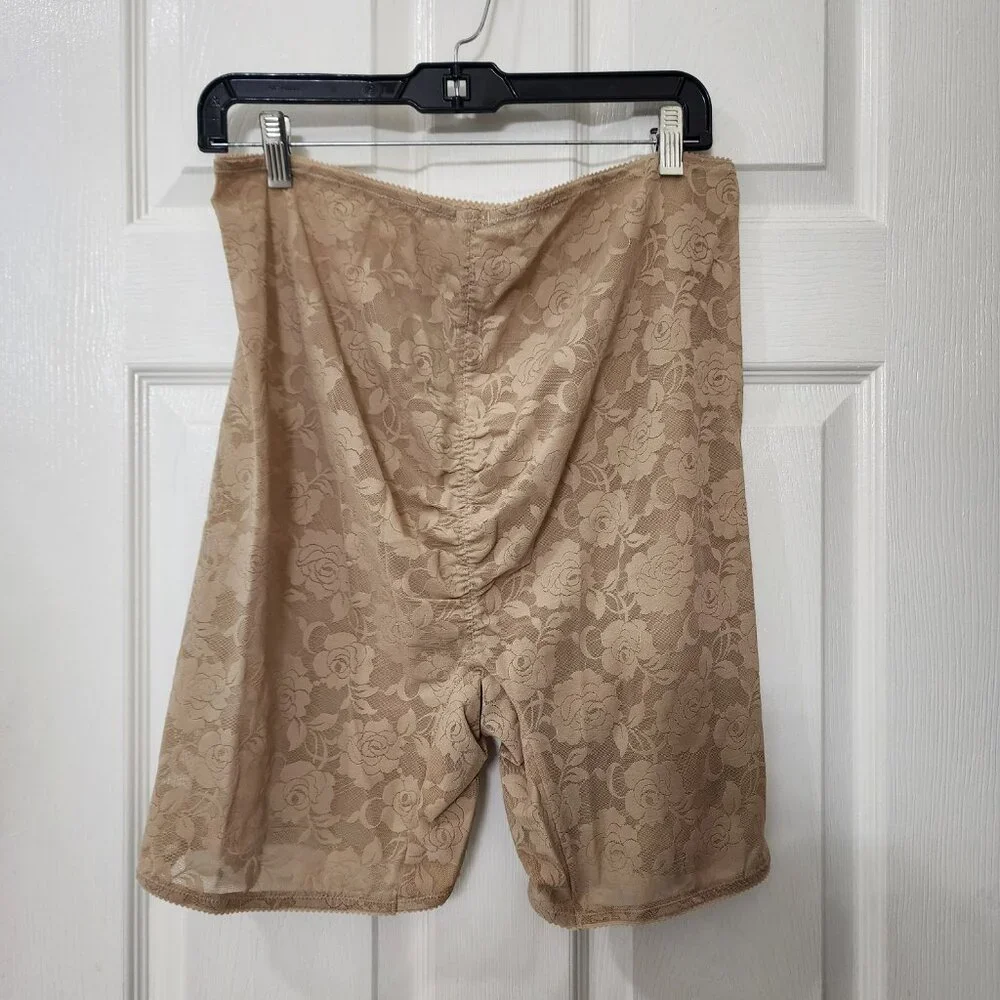 Beige Elegance Panty Shorts by Bandelettes | X-Large - Picture 2 of 4